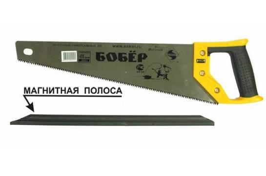 Ножовка `Бобер` 400мм с закаленным зубом `Энкор` 9851