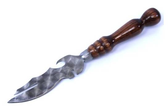 Вилка-нож д.снятия шашлыка 6 в1