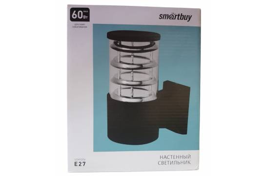 Светильник настенный E27*1 Smartbuy-Black/IP65