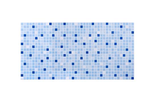 Панель ПВХ мозаика`Синий микс``Декопан`955х480мм.(0,45м2)