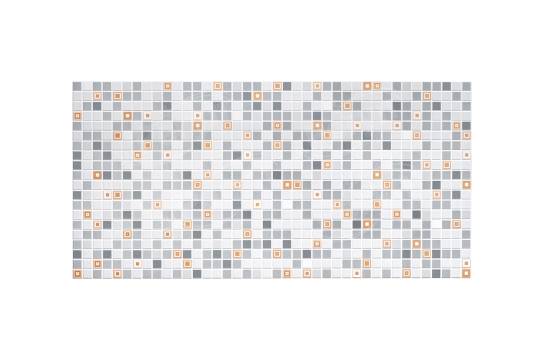 Панель ПВХ `геометрия оранжевая``Декопан`955х480мм.(0,45м2)