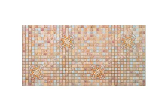Панель ПВХ мозаика`Медальон коричневый`955х480мм.(0,45м2)
